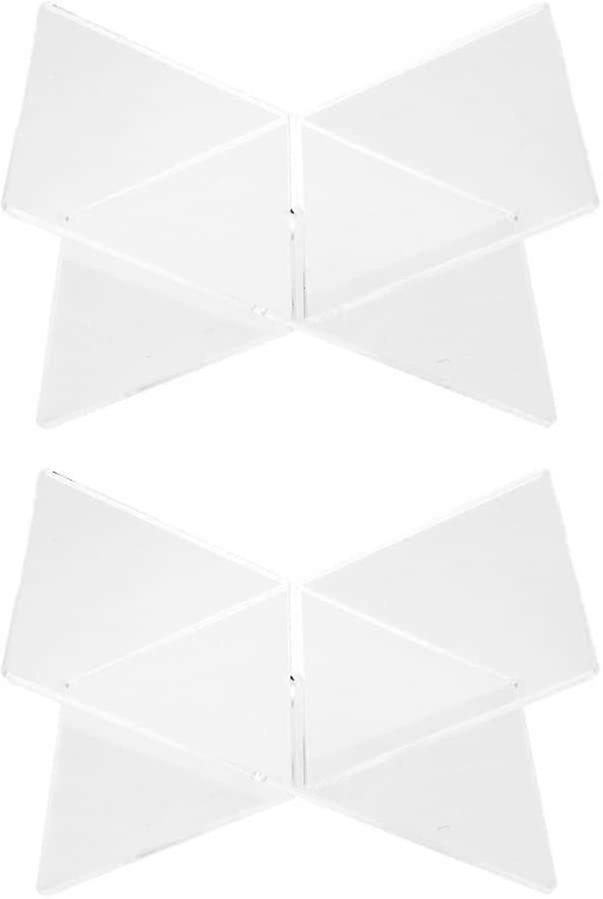 2pcs X- Model Acrylic Book Holder