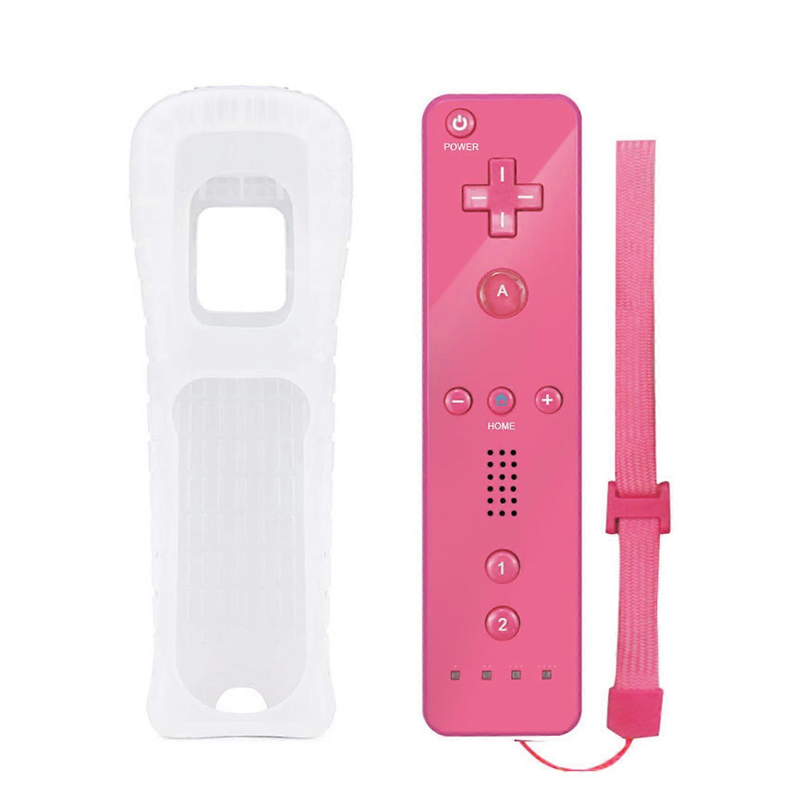Remote Protective Case for Motion Wireless Motion Remote Controller Gamepad Silicone Protective Case  Pink