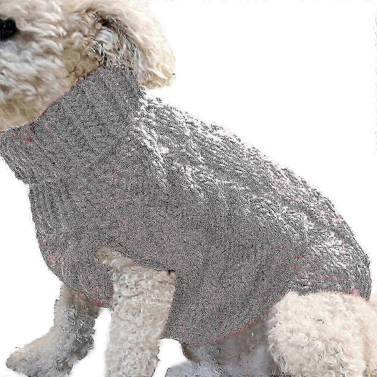 Warm Knitted Vest Coat for Small to Large Dogs in Soft Wool for Winter