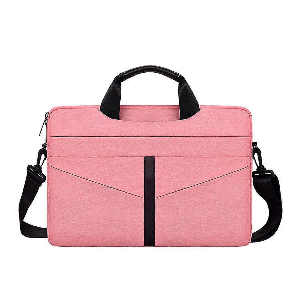 Laptop Bag - Laptop One Shoulder Bag -13.3 "Notebook Computer Inner Bag With Shoulder Strap-Pink
