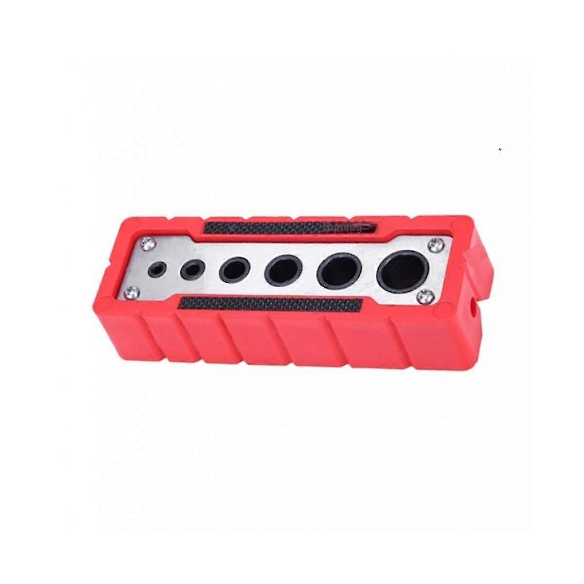 6-In-1 Pocket Punch Locator 2mm-12mm Self-Centering Vertical Drilling Guide Hole Locator Puncher Wo