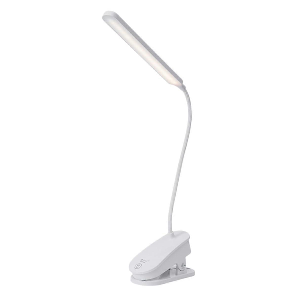 LED Night Light Clip-On Desk Lamp with Dimmable Brightness, Eye Protection, Adjustable Arm, and Energy-Efficient Design