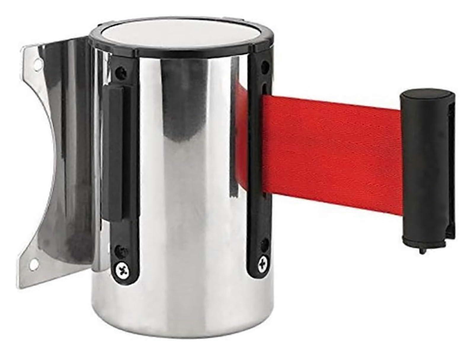 Retractable Velvet Rope Barrier Post Set for Crowd Control