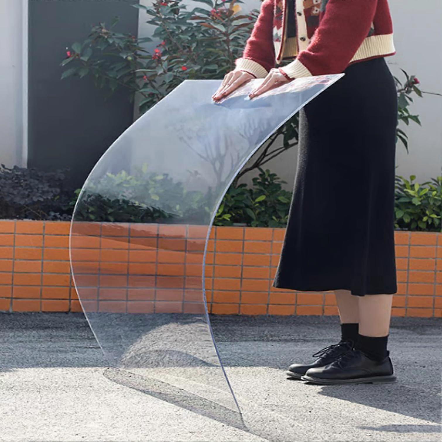 Transparent Polycarbonate Roofing Sheets 0.8 x 7 m – Weather Resistant Acrylic Plastic for Greenhouse, Carport, and Cold Frame