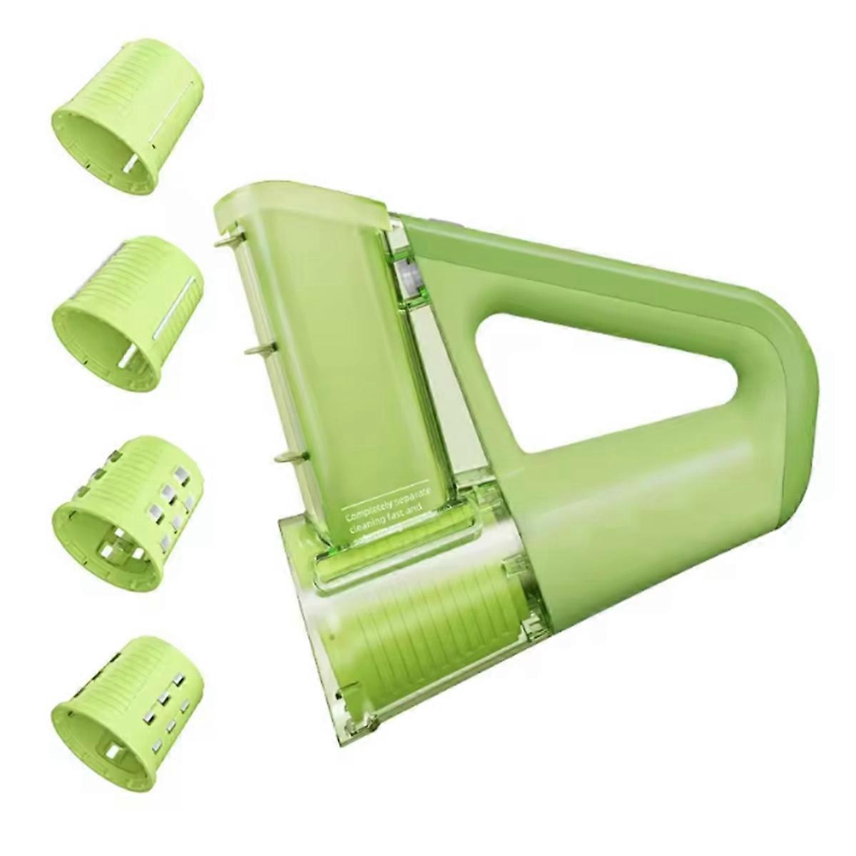 Electric Cheese Grater Portable Salad Maker Green