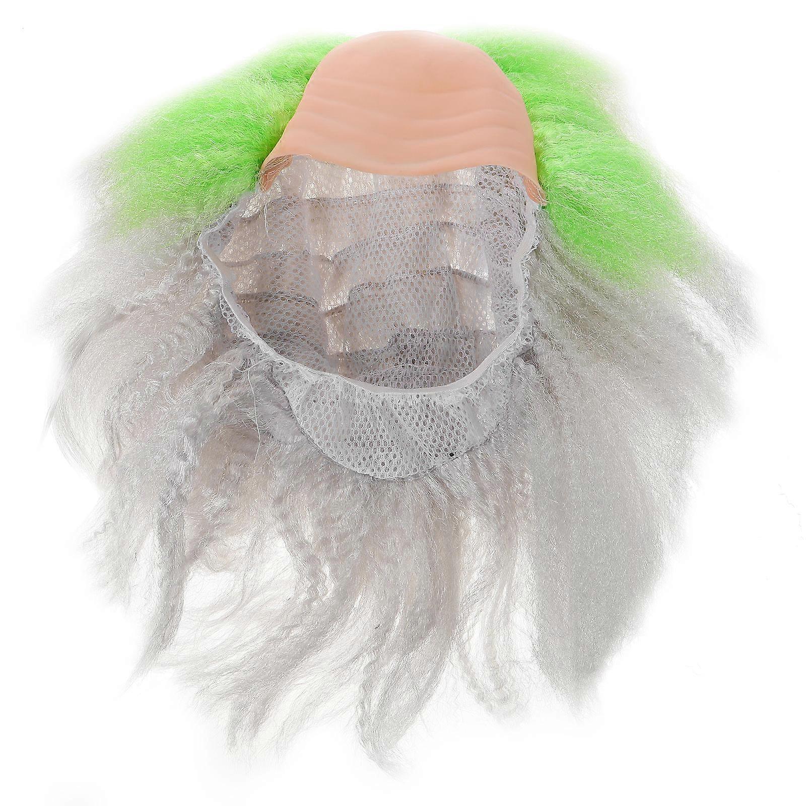 Funny Halloween Bald Man Wig for Men – Comfortable Cosplay Hairpiece for Parties & Masquerades – Unique Design for Versatile Costume Use