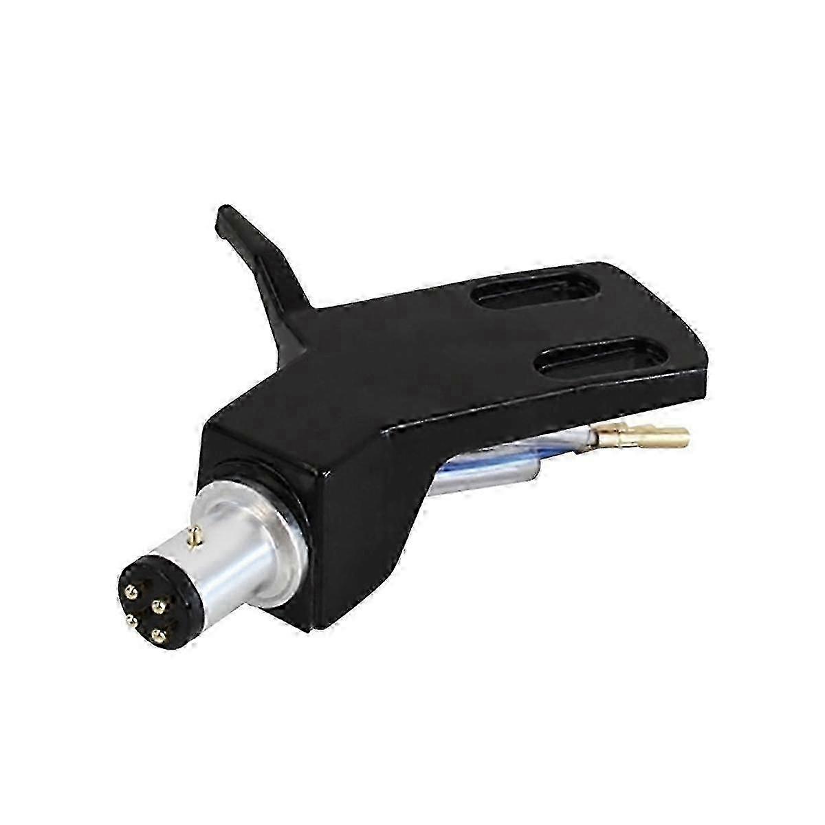 Turntable Headshell Aluminium Alloy Headshell Record Turntable Needle Replacement Phono Stylus Cartridges Rack BlackNEW