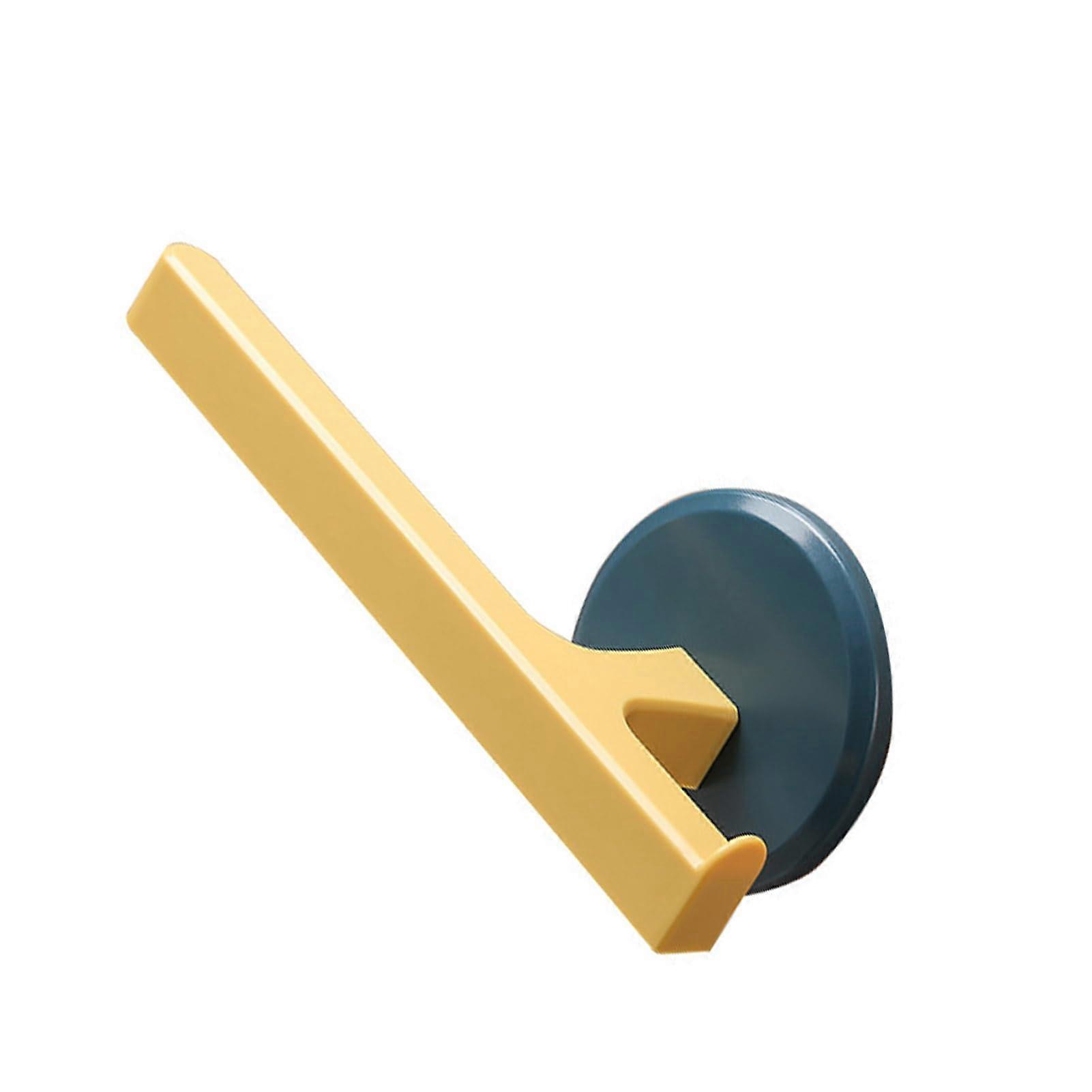 Simple adhesiveplastic towel rack, installed in the rack for a multifunctional towel to organize the bathroom.