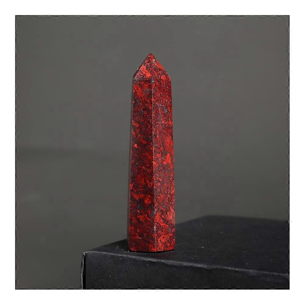 Natural Crystal Amethyst Point Wand Column Rose Quartz Gemstone 7-8cm Blue Smelting Reiki Home Decor Mineral Sample