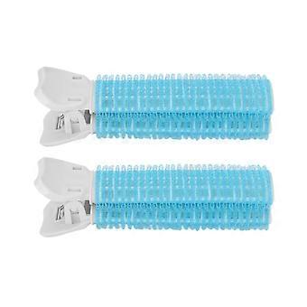 2pcs Hair Volume Roller Curler Clip Tragbare Volumen-Haarwurzel-Clips-Pony-Styling-Tool für Frauen MädchenBlueYMMR)