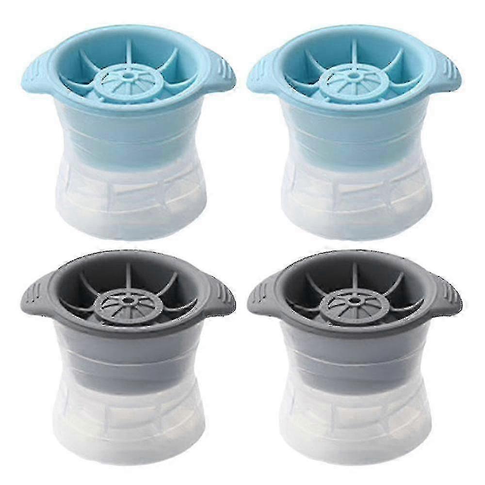 Flexible Ice Cube Molds with Lid and Storage Bin
