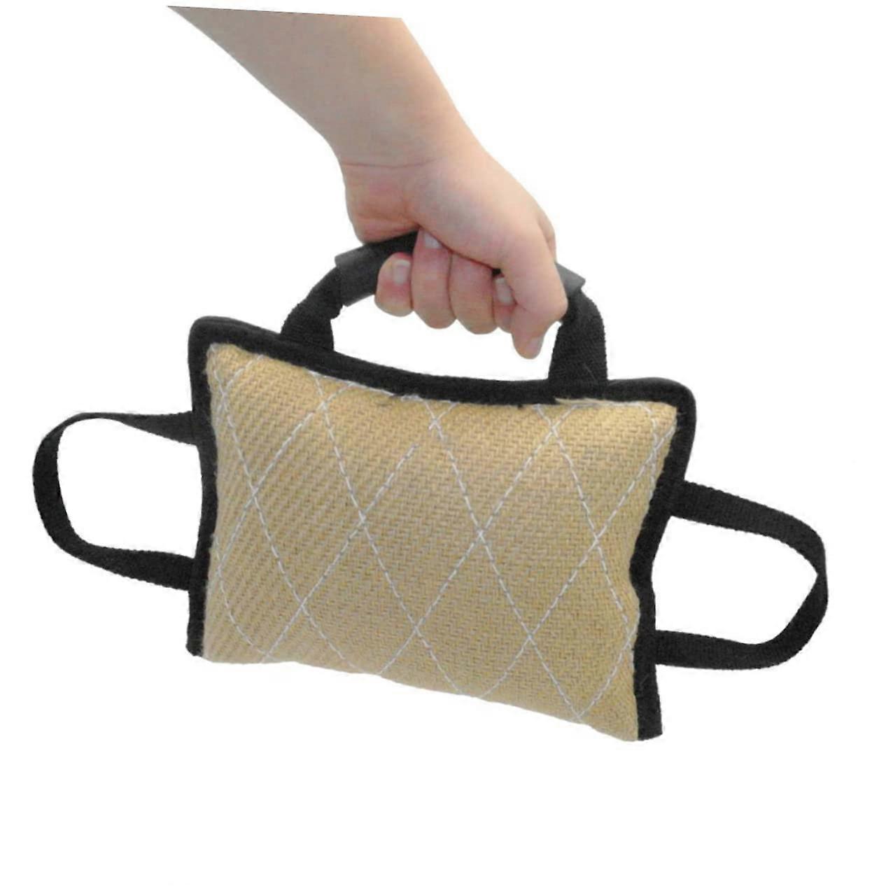 3 Bite Cushions Jute Dog Bite Training Toy for Pets, Durable Dog Training Equipment, Ideal for Chewing and Fetching