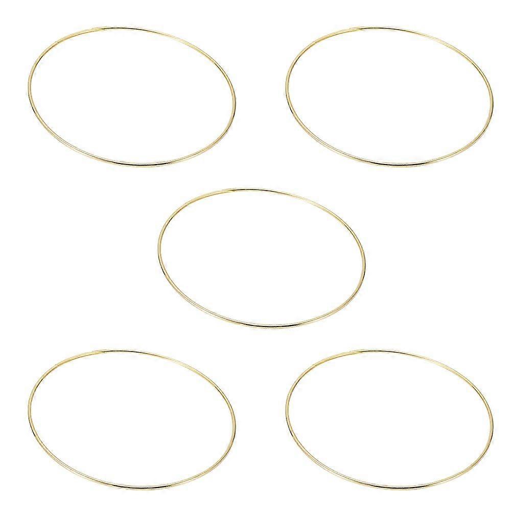 5pcsアイアンクラフトドリームキャッチャーサークルシンプルアクセサリードリームキャッチャーDIYツール