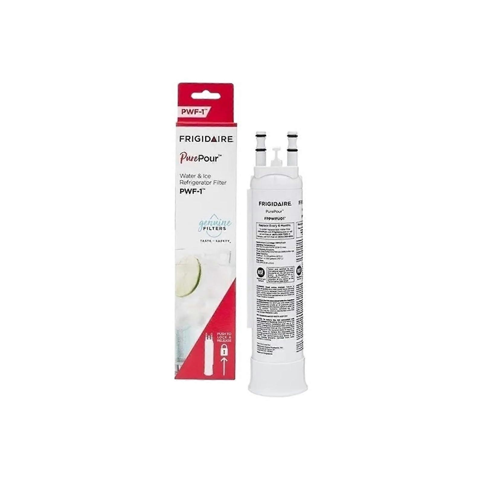 Replacement refrigerator water filter, compatible with FPPWFU01, PWF1 (1 piece)