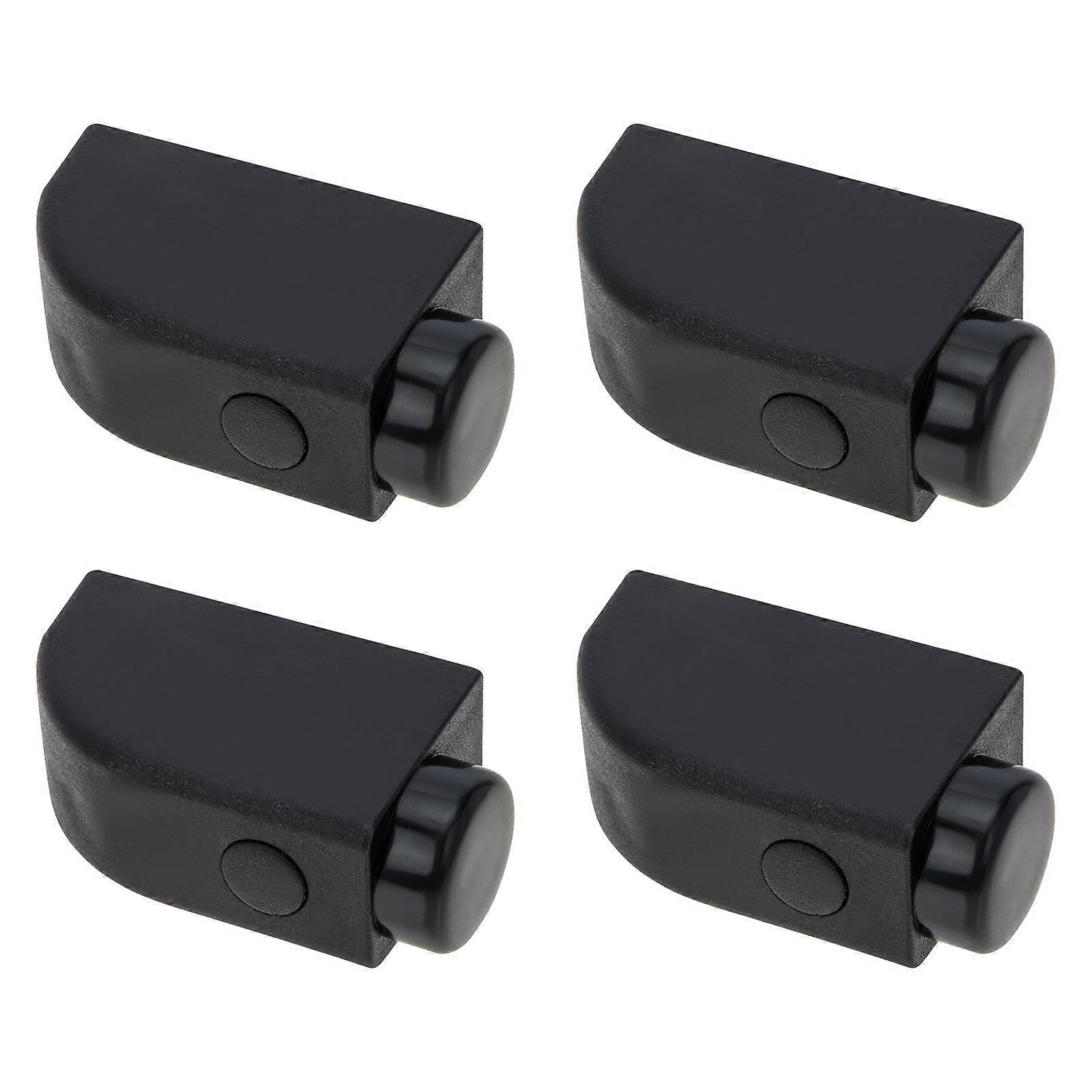 Sliding Window Safety Lock for Home Black Plastic 4pcs Efficient Durable Child ProofVentilation