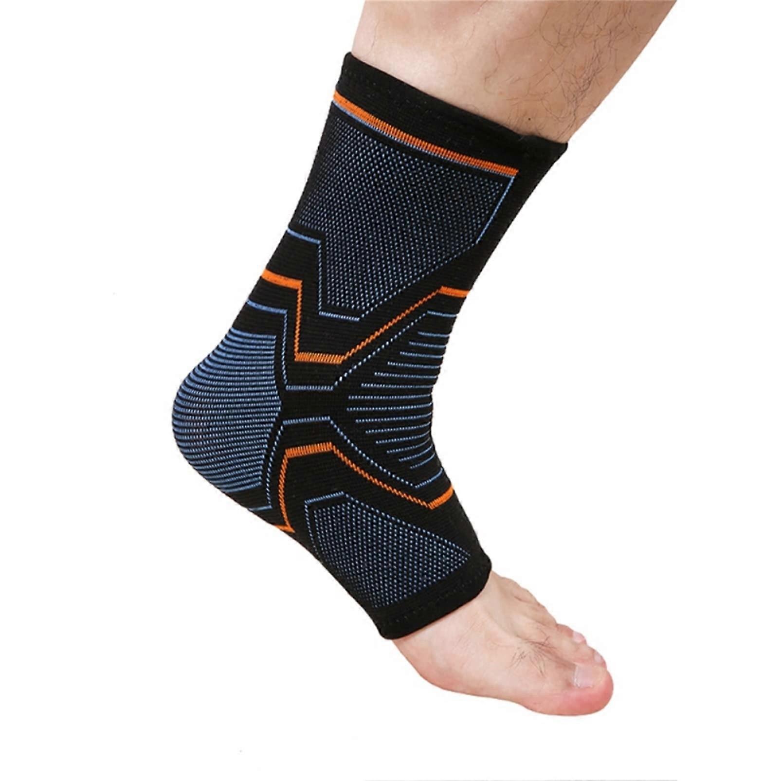 Ankle Support Compression Sleeve for Joint Pain Relief, Elastic Breathable Material, Fit for Ankle Fractures and Sports Activities