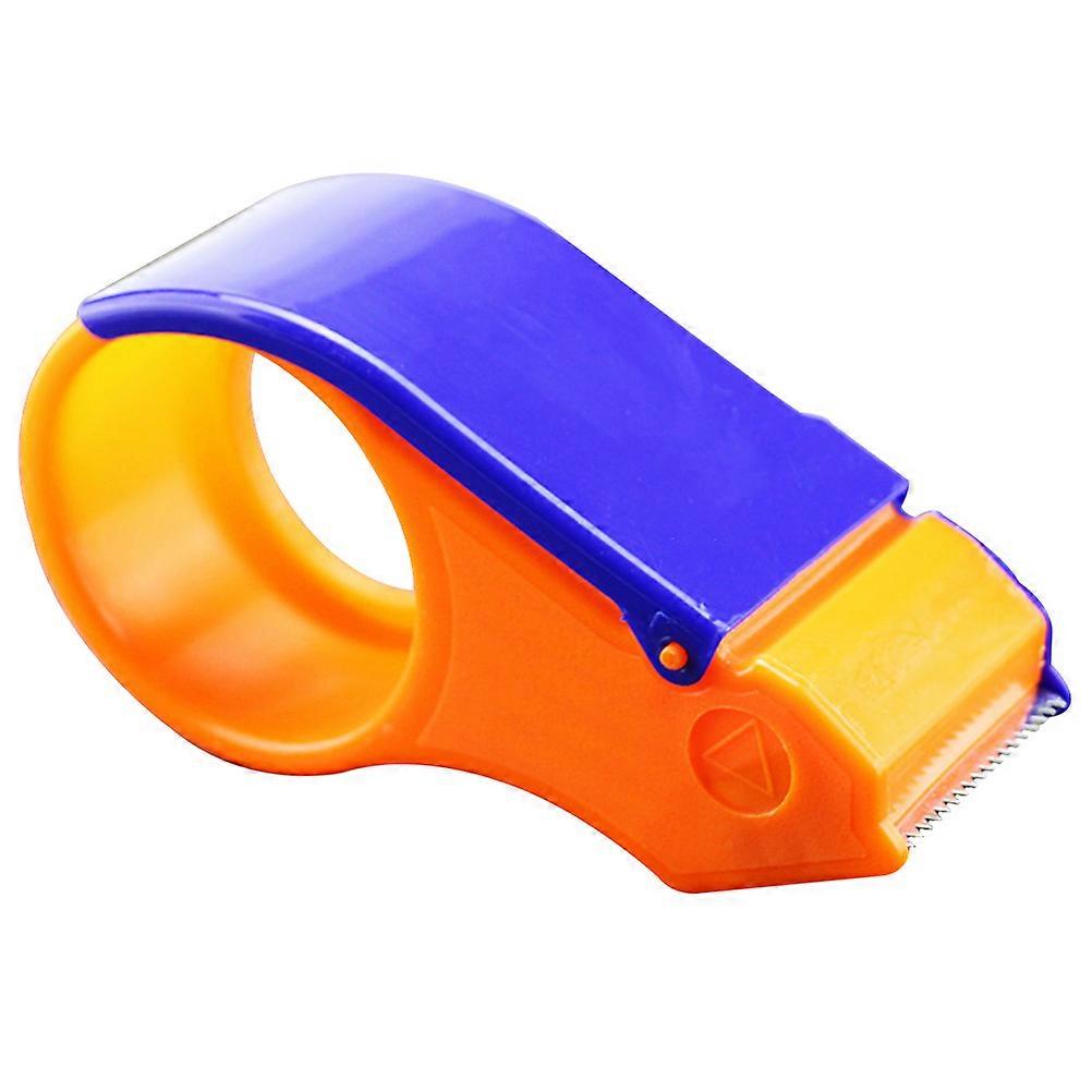 Portable Adhesive Tape Plastic Material Art Projects Desk Tape Dispenser 6.3×2×2.4in Paper Tape Cutting 1Pcs