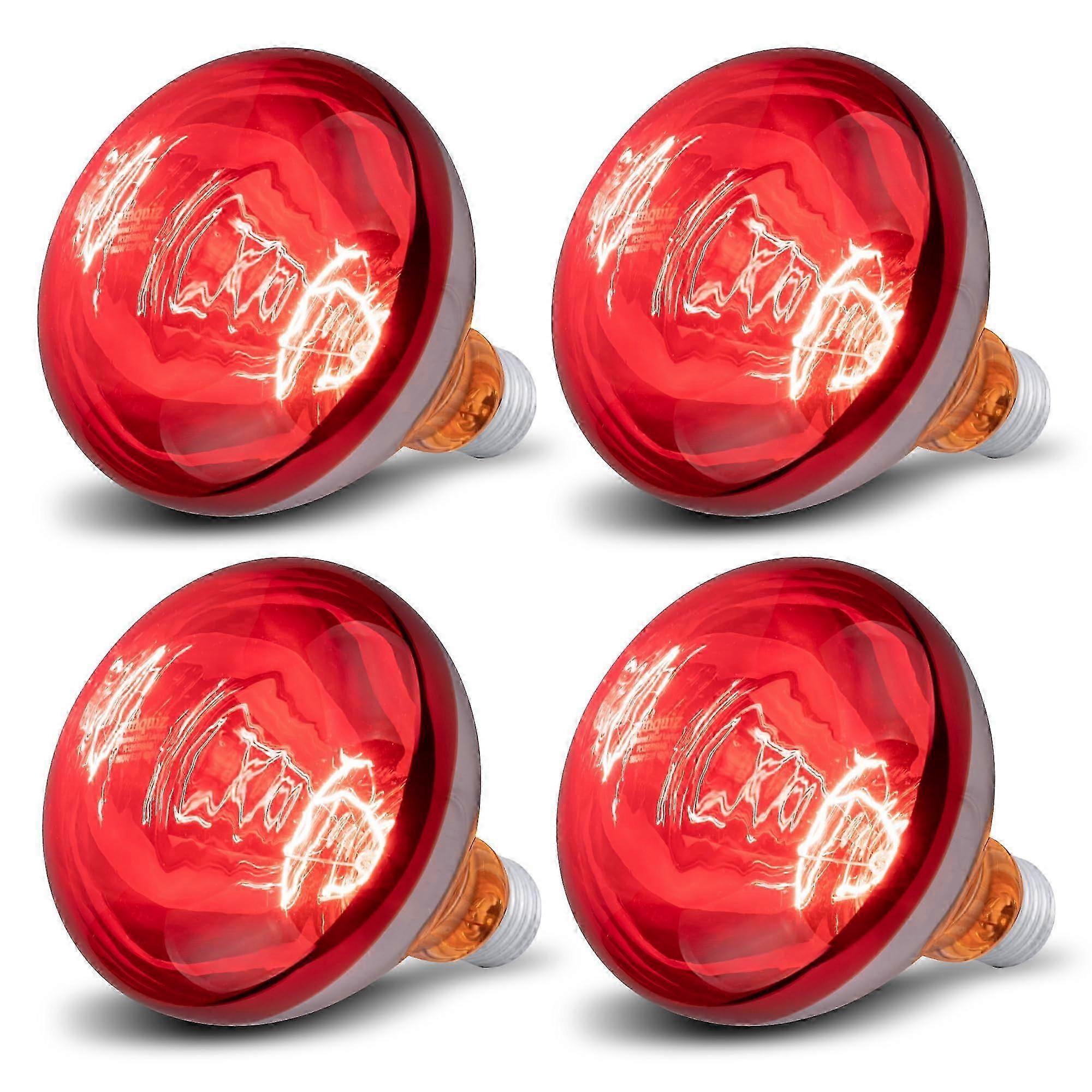 4 عبوات 250 واط R40 لمبات مصباح حراري ، حاضن بالأشعة تحت الحمراء للدجاج