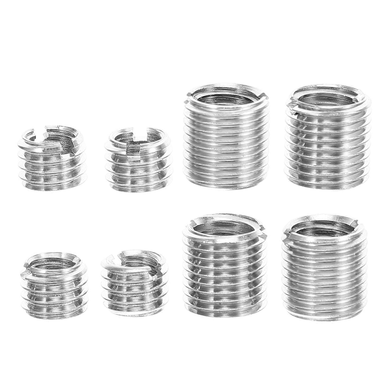 Small Screws Assorted Socket Grub Screws Set Silver 0.5x0.5x0.5cm 304 Stainless Steel Easy to Install 8Pack