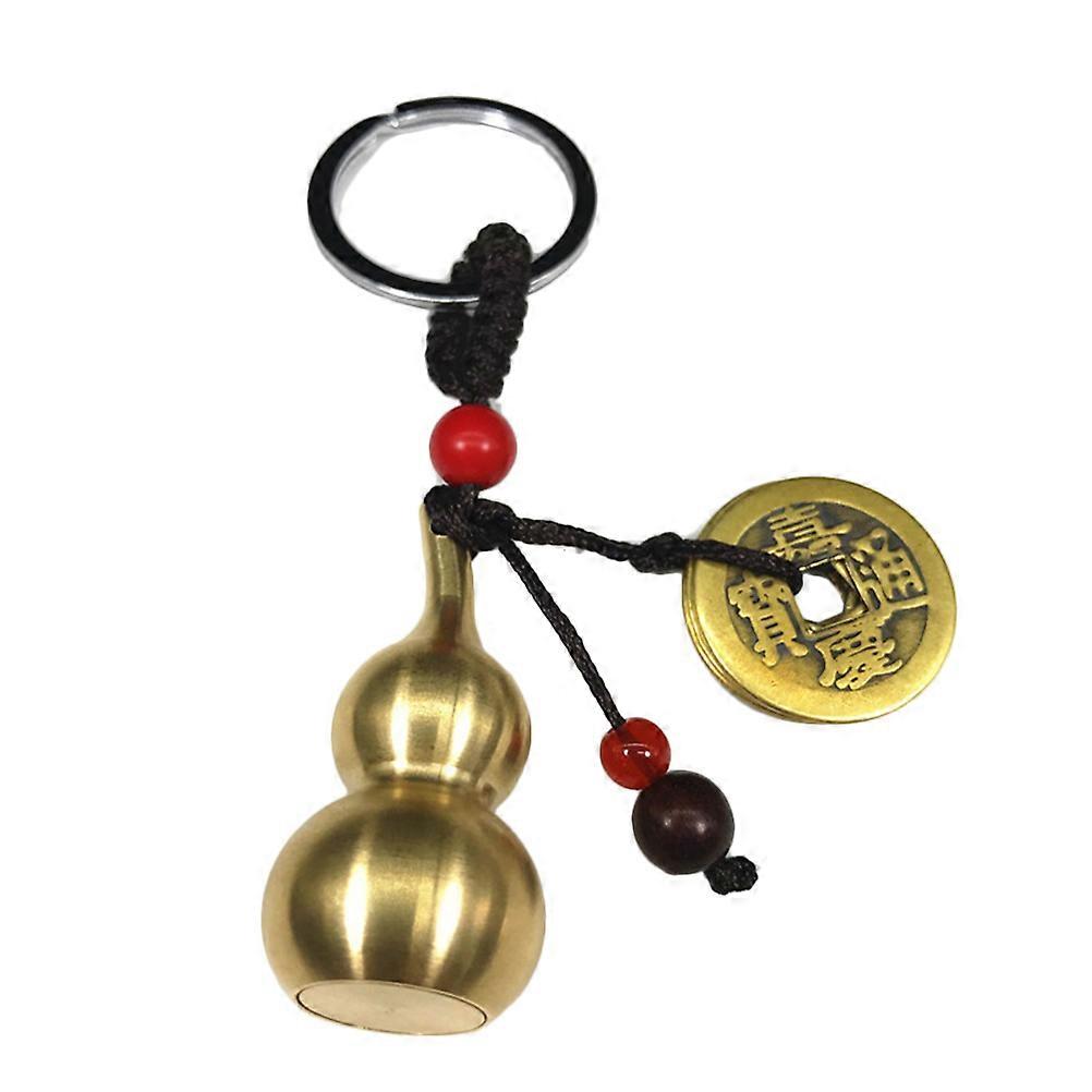 Brass Key Pendant for Keys Hanging Golden Gourd Handmade Durable Key Organizer