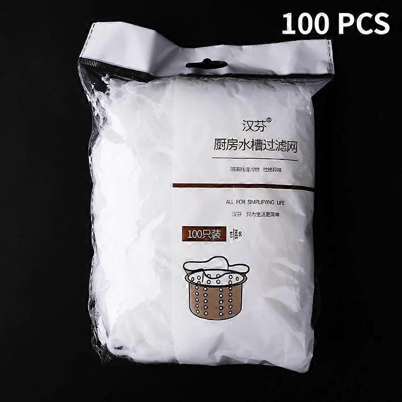 30/200Pcs Disposable Kitchen Sink Filter Sewer Drain Anti-blocking Garbage Bag Pool Leak Mesh Bag Mesh Strainer Sink Garbage Net