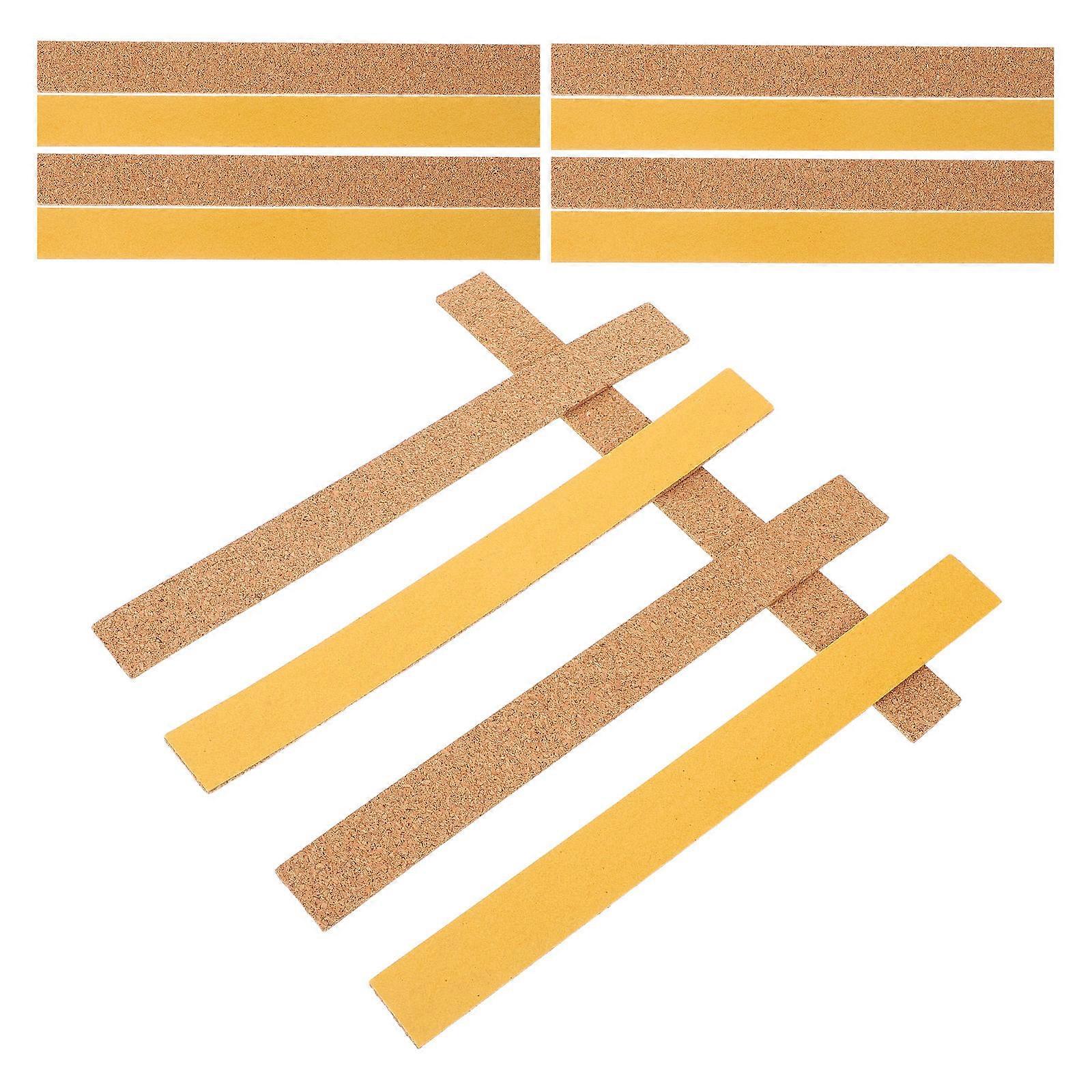 Cork Hat Tape Soft Padding Self-Adhesive Design Shock Absorption Indoor Use 24Pcs