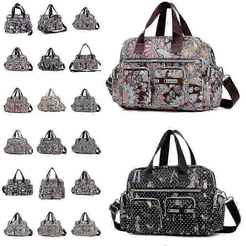 Women's large handbag - portable retro tote