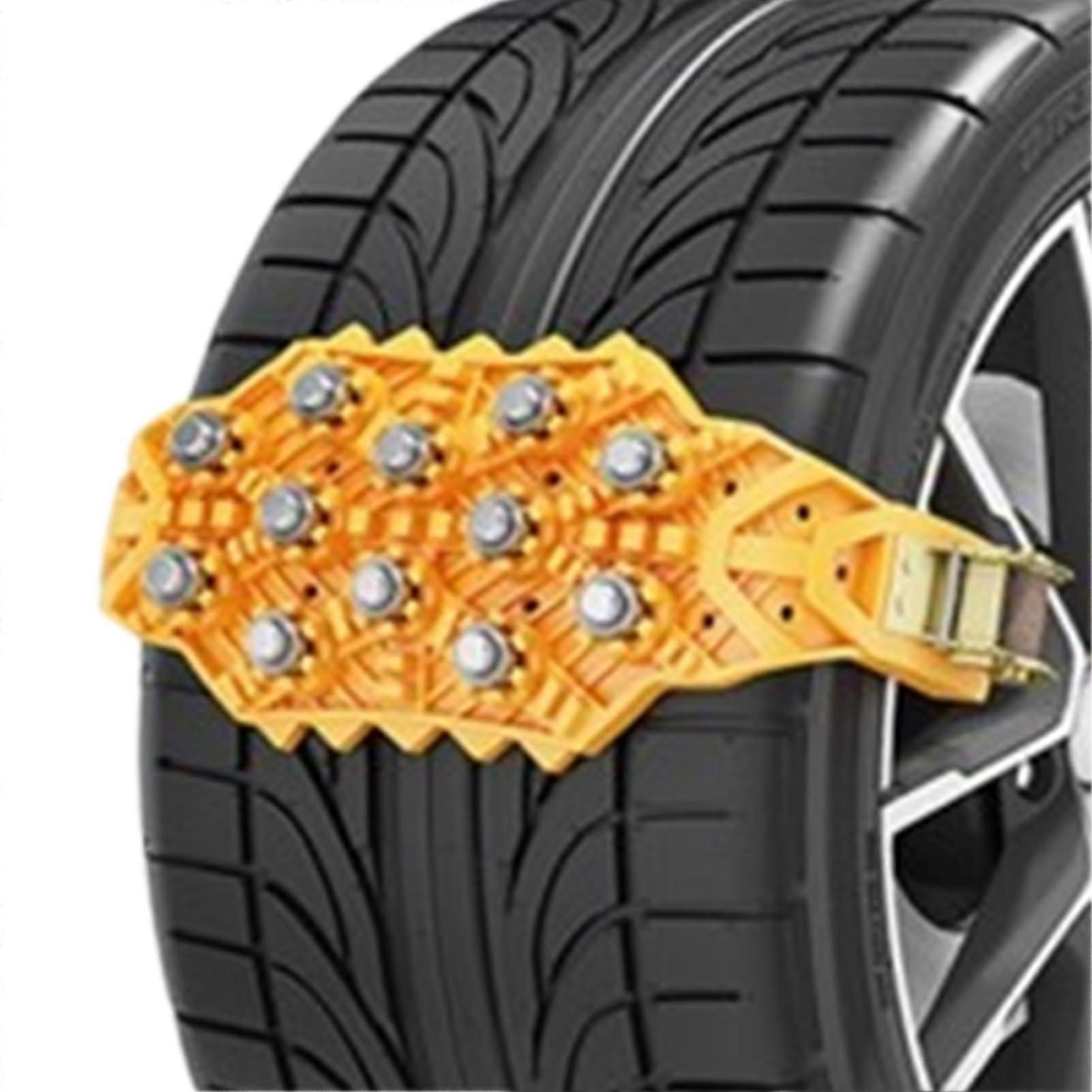 Snow chains for car tires, winter tire chains Safe antislip chains performance snow chains for trucks, cars, SUVs.