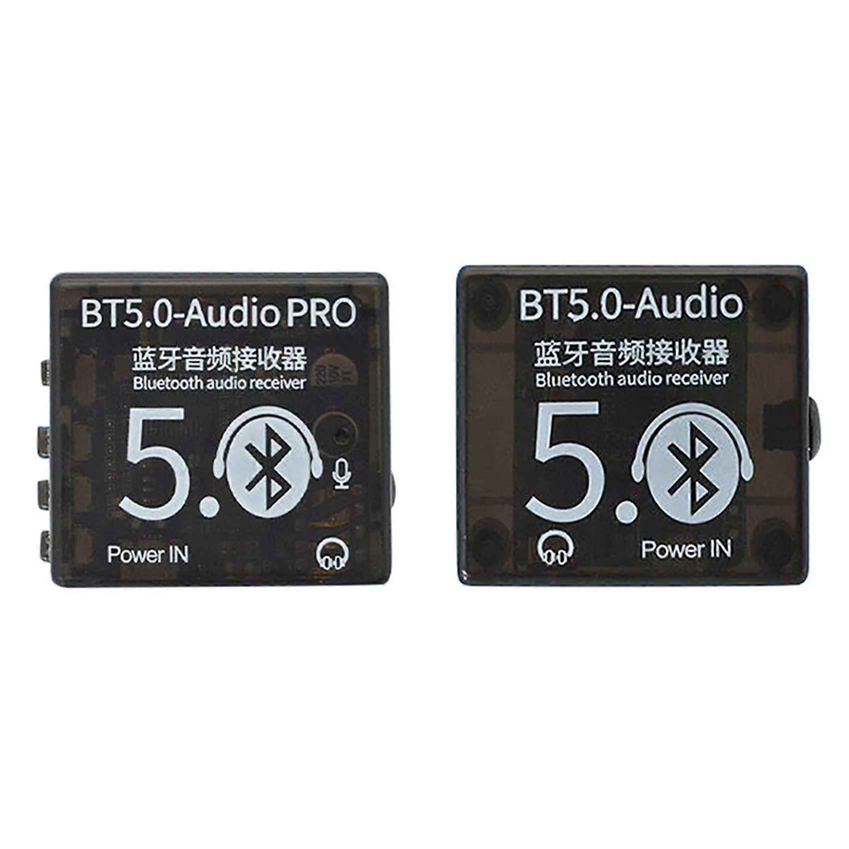 2 Pcs BT5.0 Audio Receiver MP3 Bluetooth Decoder Lossless Car Speaker, A & B