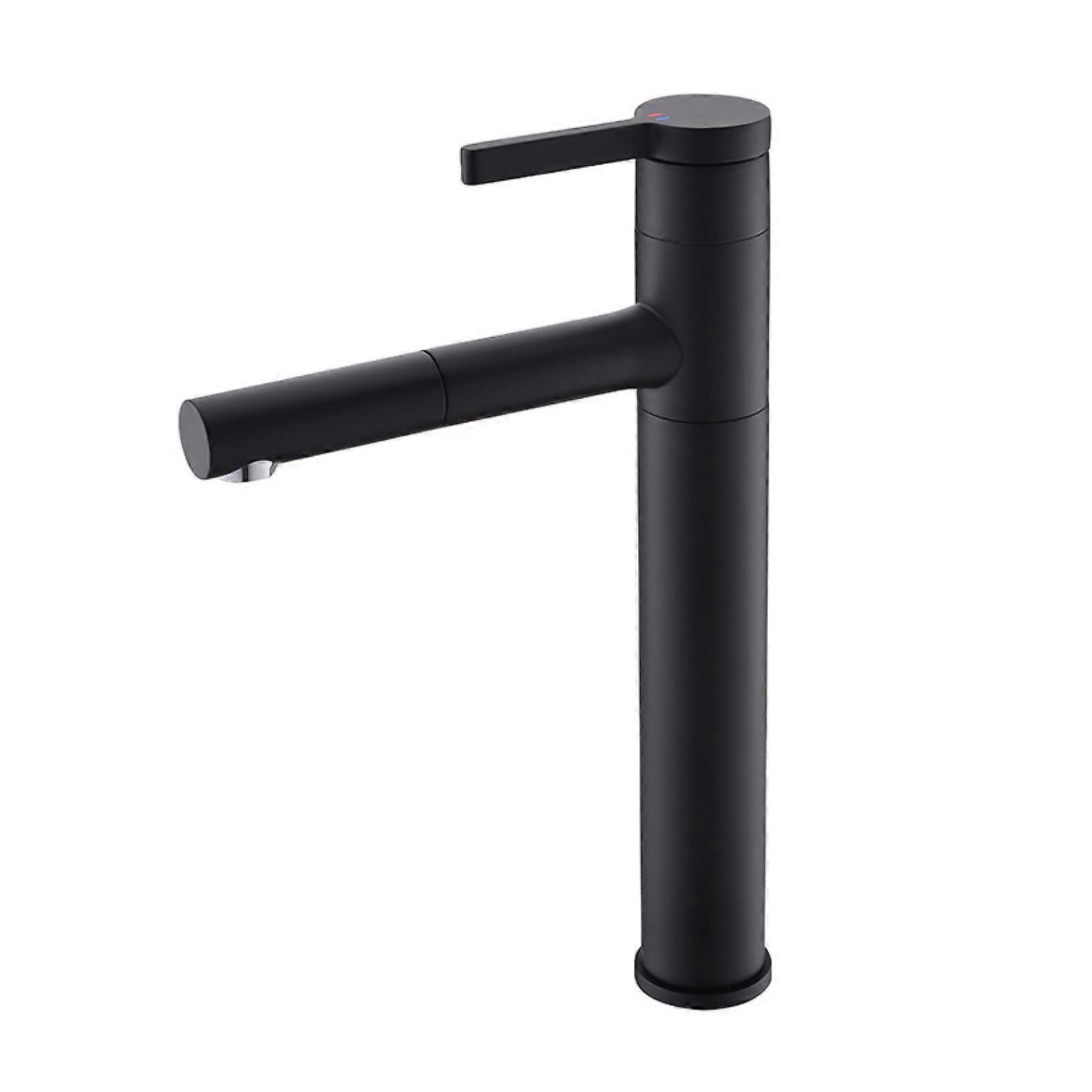 Retractable multifunctional singlehandle basin faucet for bathroom.