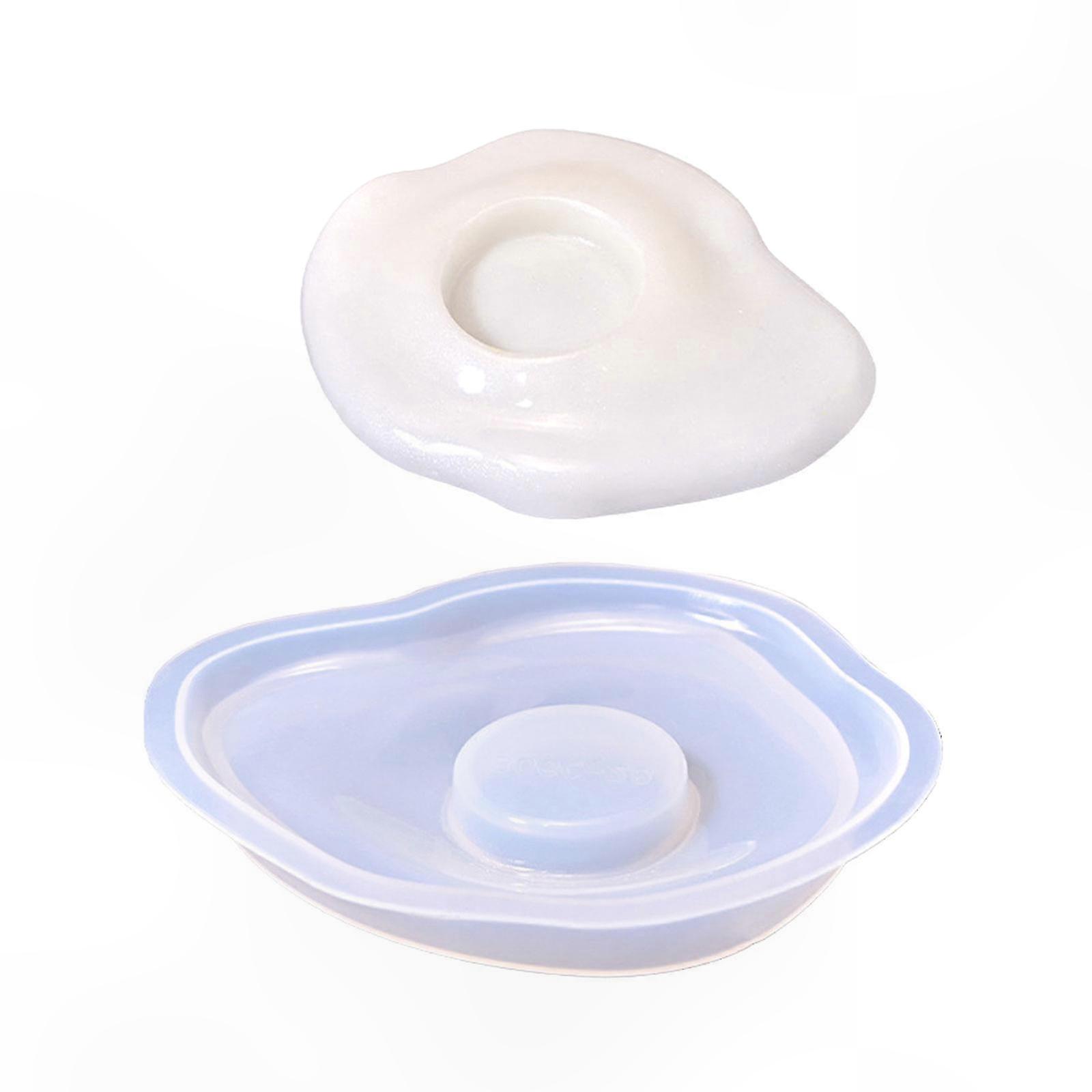 Multifuntional Silicone Mold Eggs Shape Easy Releasing Molds Silicone Texture for Candle Making and Artistic Home Decors