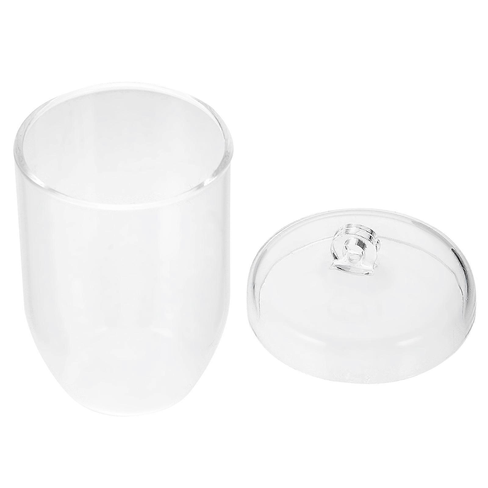 Quartz Crucible For Melting Metals In Scientific Experiment 8X5CM With High Temperature Resistance 1Pack