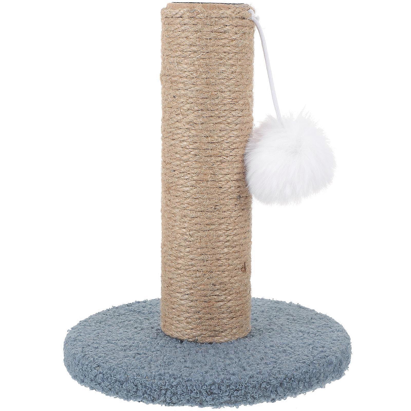 Reusable Kitten Scratcher Household Scratching Post with Hanging Ball