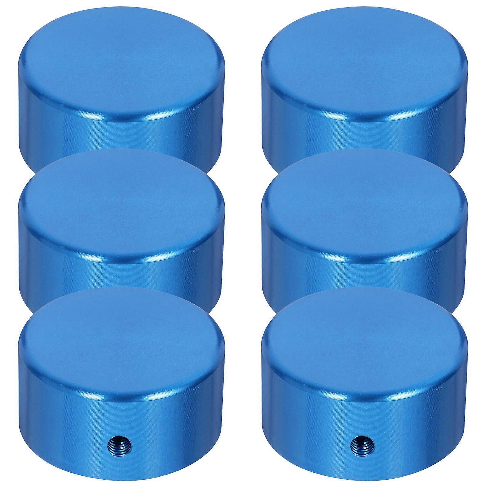 1 Set Aluminum Guitar Pedal Footswitch Caps for Enhanced Stepping Feel and Durable Protection