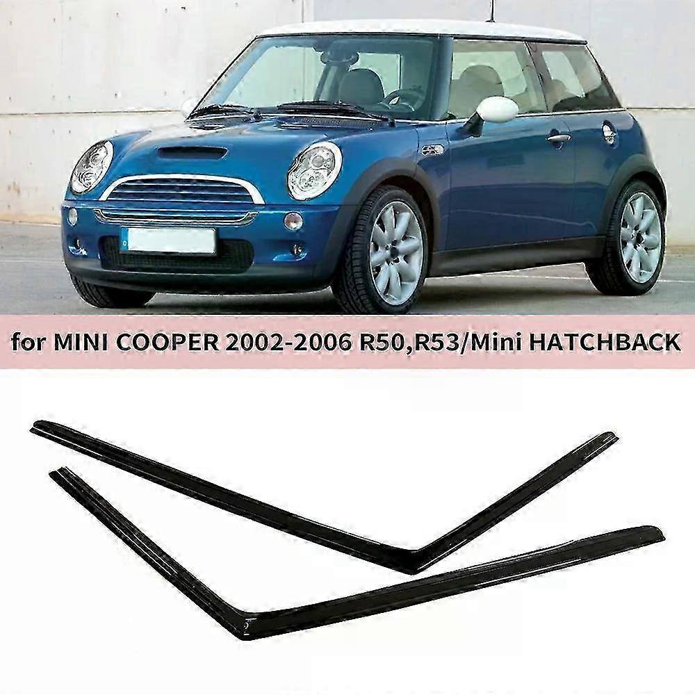 Applies To Window Visor For Mini Cooper 2002 2003 2004 2005 2006 R50 R53 Hatchback Weathershied Door Visor Sun Rain Side Window