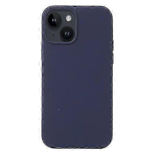 For Iphone 15 flytende silikon telefondeksel (midnattsblå)