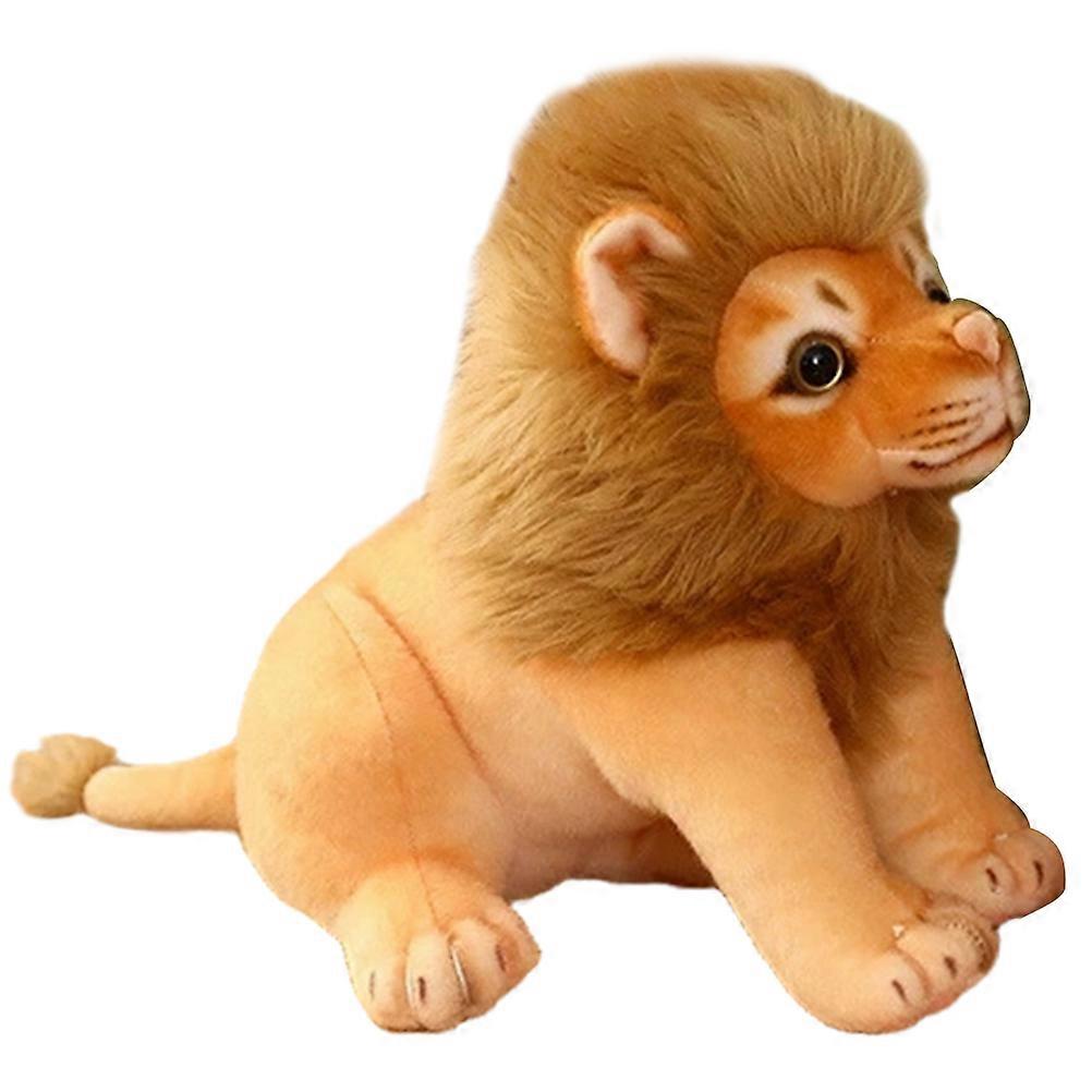 Stuffed Animals Lion Plush Doll Birthday Suitable For Children 23CM Brown Hugging 1Set