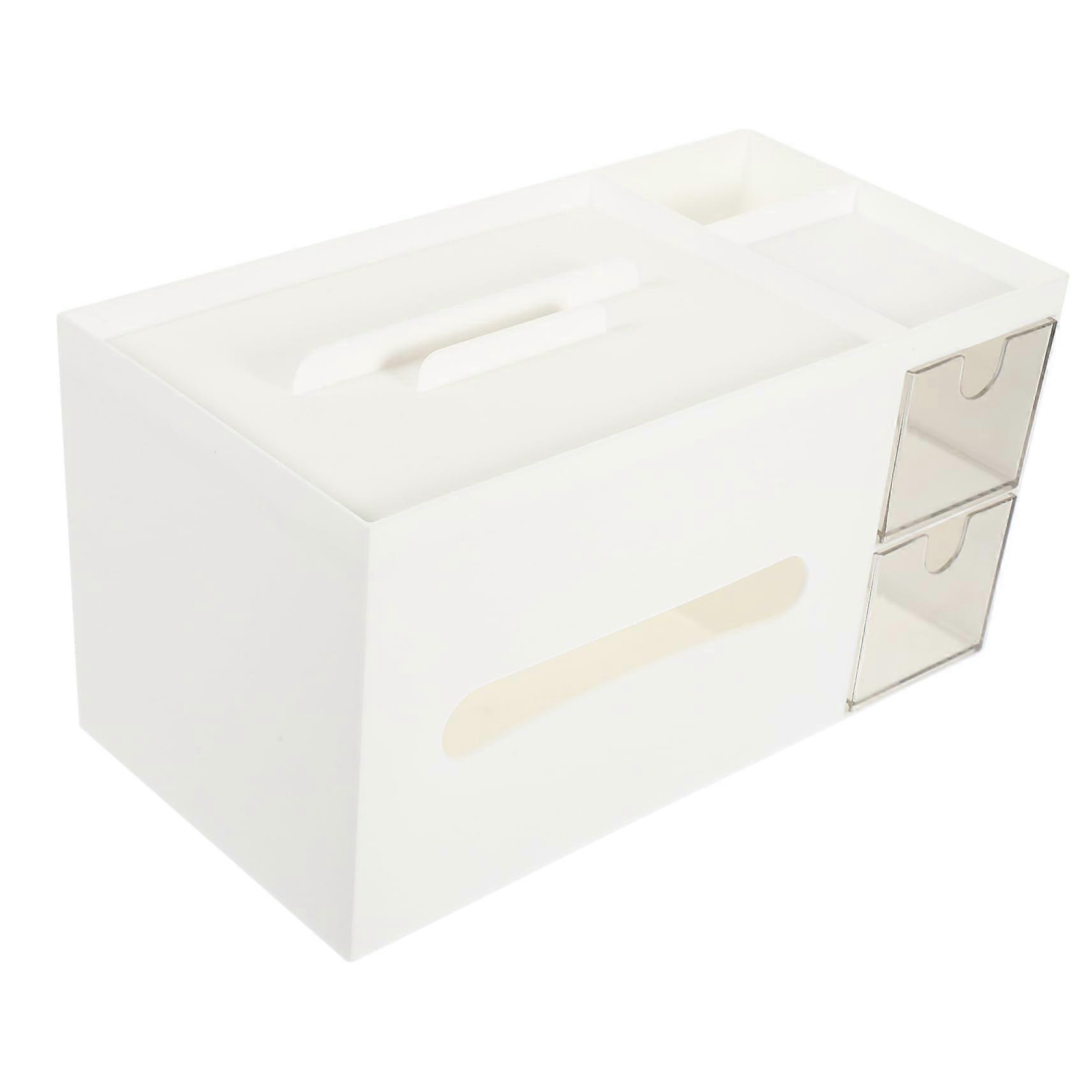 Desk Organiser with Decorative Storage Box for Office, Kawaii Design, Space-Saving Drawer, Multi-Functional Table Storage