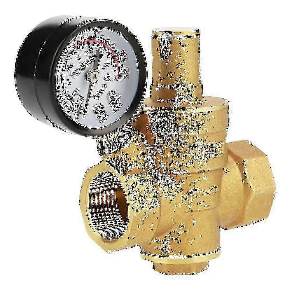 Brass Water Pressure Reducing Regulator Dn25 Adjustable