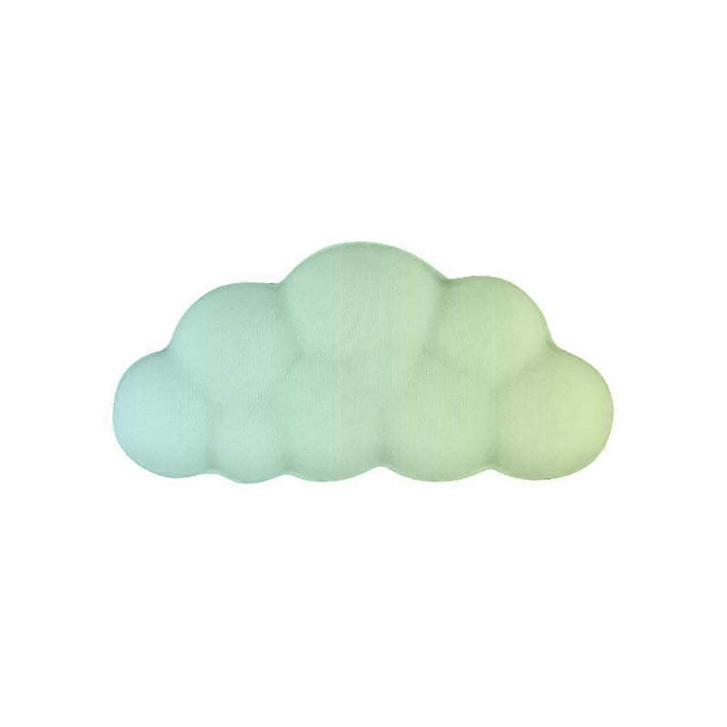 Rainbow Cloud Shaped Mouse Pad with Memory Foam Wrist Rest Reduce Strain
