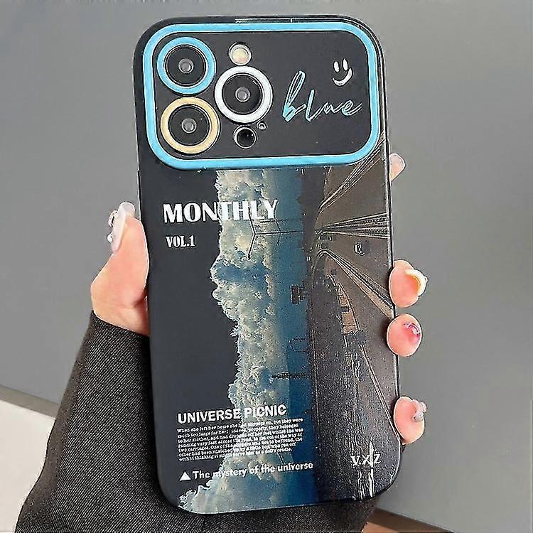 لجهاز iPhone XS Max Scenery Pattern نافذة كبيرة TPU حالة هاتف