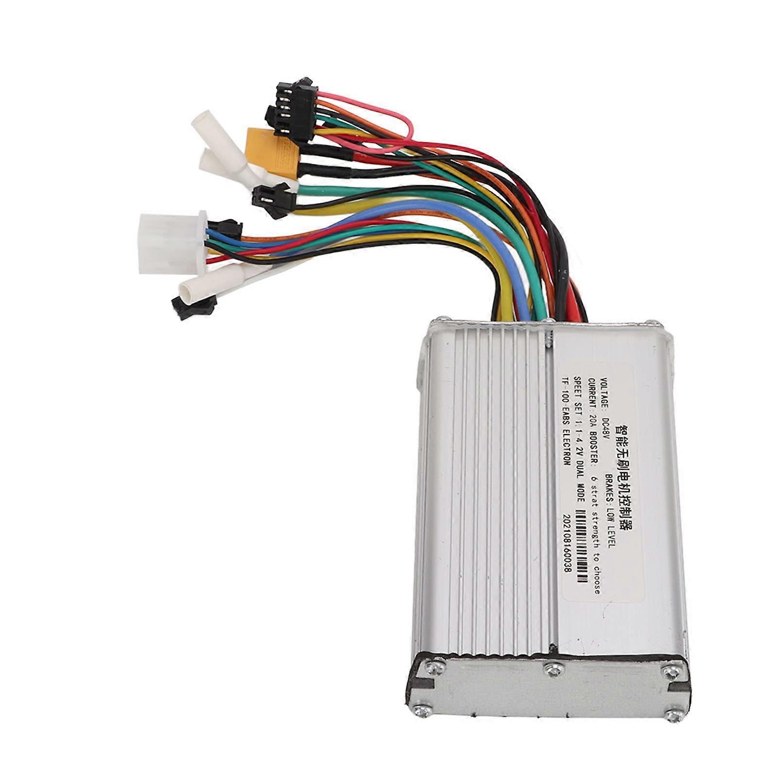 Electric Scooter Part: 48V 20A Brushless Motor Controller for KUGOO M4, Durable Metal with Groove Design, High Performance