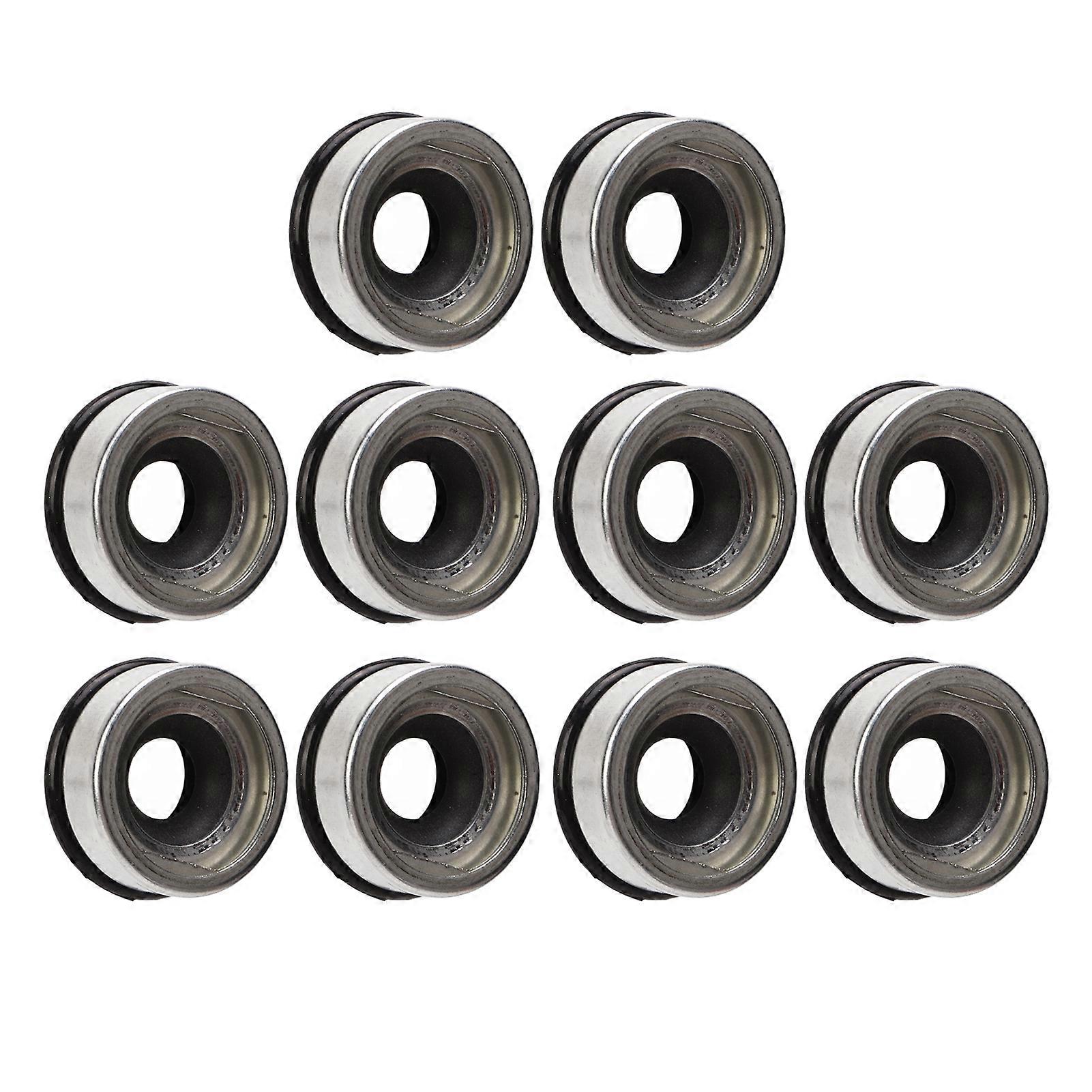 10PCS AC Compressor Shaft Seal Kit Rubber AC Compressor Oil Seal Fit for 507 AC Compressor 