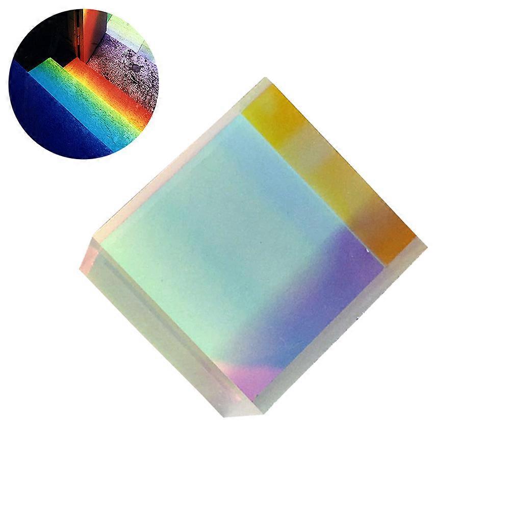 Glass X-CUBE Prism Decorative Teaching Tool For Classroom Use Designed For Children 10x10x10mm 1Pcs