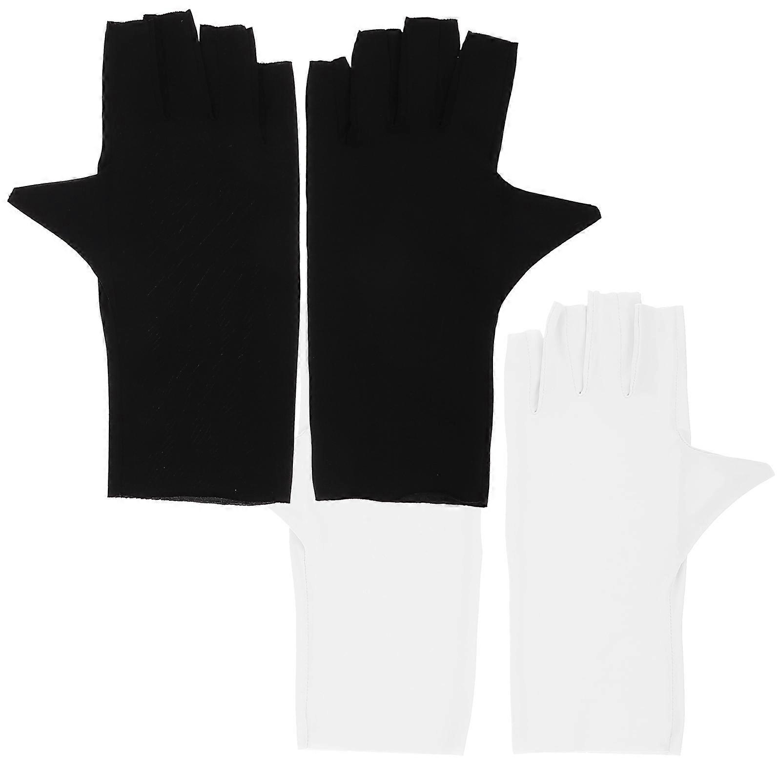 כפפות מגן למניקור במגוון לפעילויות חוצות כגון דיג ורכיבה על אופניים 2 זוגות