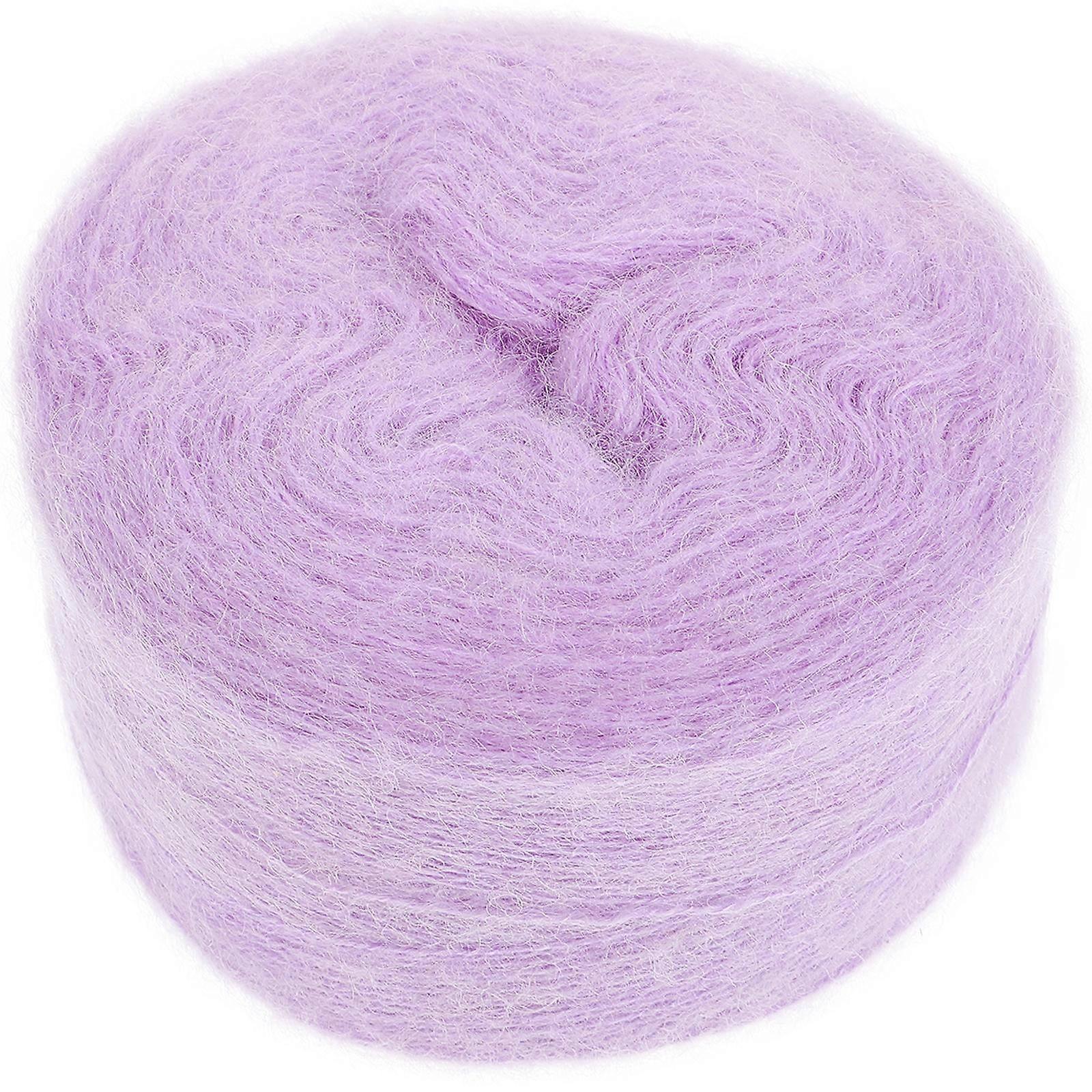 Knitting Thread Rolls For Beginners In Needlework Violet 9.5X9.5Cm Crochet 1Pcs