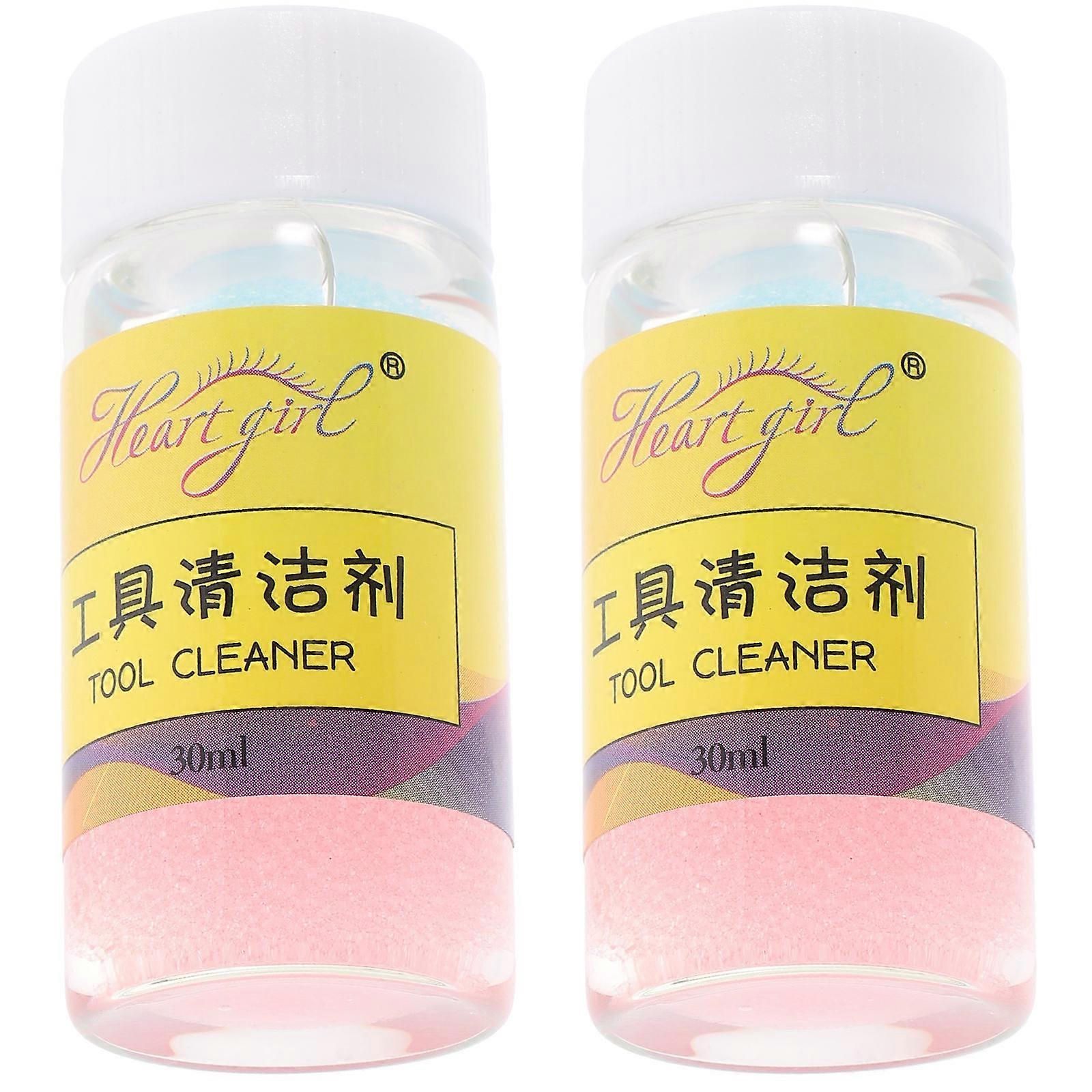 Portable Tweezers Washing 2Pcs Tweezers Cleaner Designed For Women In Cleaning Scenarios With Rectangular Shape And Efficient Function