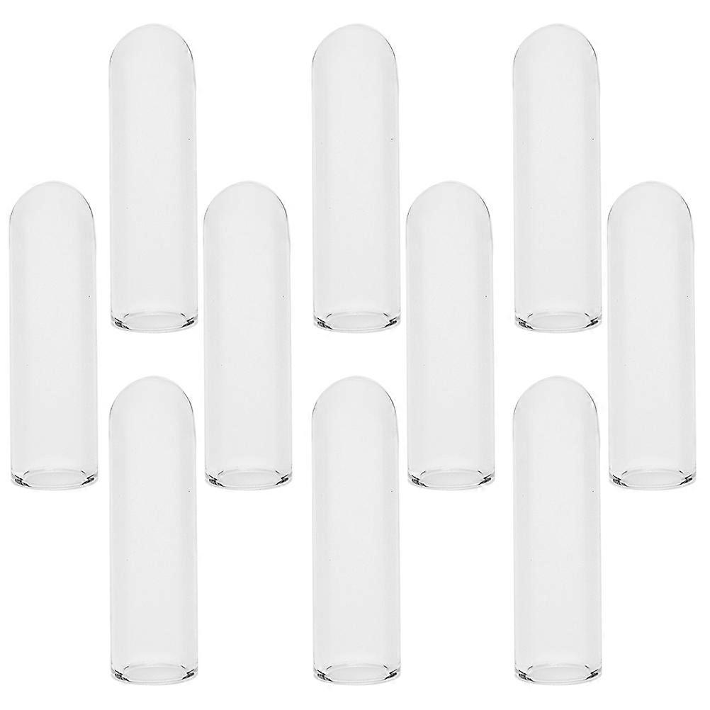 10pcs Adorable Transparent Straw Covers for Reusable Straws – Smooth Touch, Easy to Carry, Ideal for Cocktails and Beverages