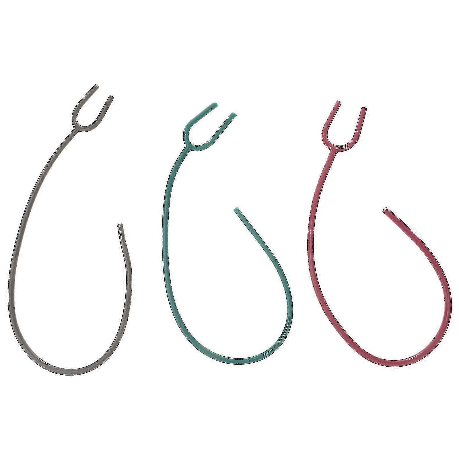 3 stk. stetoskopslange, stetoskop Y-formet forlengelsesslange (tilfeldig farge)