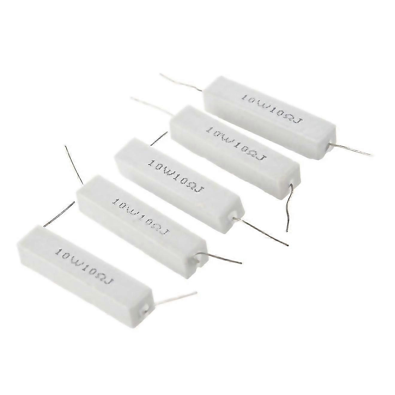 For 10w 10 ohm 5 winding ceramic cement power resistor x